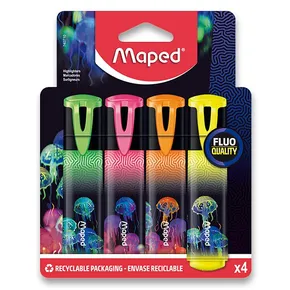 Textmarker Maped Deepsea Paradise 4 Farben